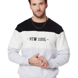 Symbol Men Cotton Rich Light Weight Crew Neck Sweatshirt (Regular Fit)